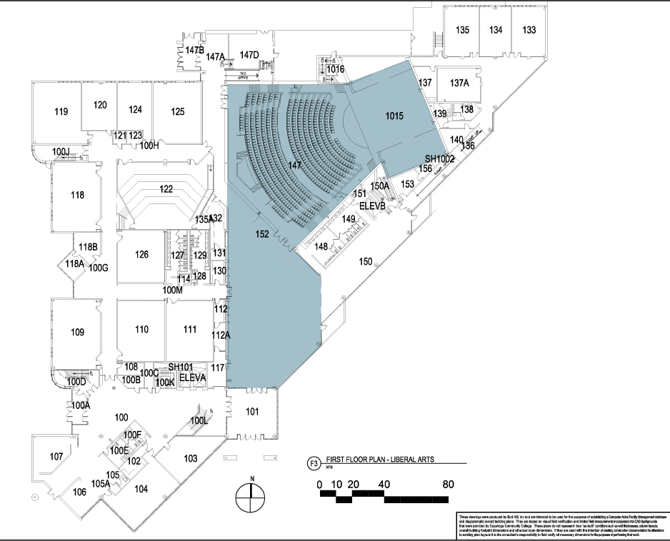 Eastern Campus Auditorium Floor Plan